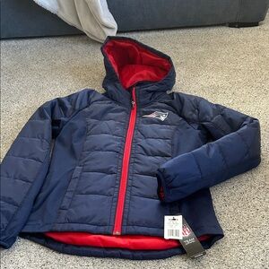 BNWT New England Patriots Womens Jacket. Lightweight great to show off your team
